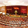 越南共产党第十二届中央委员会第六次全体会议场景。（图片来源：越通社）