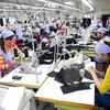 附图。越南纺织品服装产业。（图片来源：越通社）