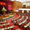 越共第十二届中央委员会第六次会议全景。