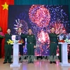 人民军队报网老挝语版和高棉语版开通仪式。（图片来源：越通社）