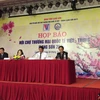 2017年越中国际贸易博览会记者会现场。（图片来源：www.baomoi.com）