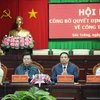 越共中央政治局关于朔庄省干部工作的决定正式公布