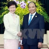 阮春福总理会见中国香港特别行政区行政长官林郑月娥