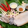 越南美食：香茅辣椒烤鱿鱼