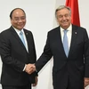 第31届东盟峰会：阮春福会见联合国秘书长和欧洲理事会主席