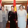 越南国会主席阮氏金银会见西澳大利亚州参议院和众议院领导人