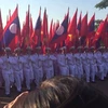 老挝国庆42周年：本扬·沃拉吉会见各国外交使团