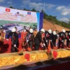 越南援建的老挝一所高中学校正式开工 投资总额545万美元