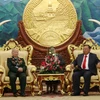 老挝领导人高度评价越南援老志愿军和军事专家的巨大贡献