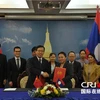 老挝与中国签署澜湄合作专项基金项目协议