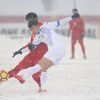 2018年U23亚洲杯决赛：越南队上半场以1比1战平乌兹别克斯坦队