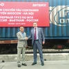 越南—俄罗斯首条集装箱专列正式开行