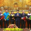 越南各省市举行仪式 欢迎各名U23球员回家