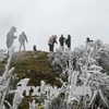 下雪天气 母山旅游景区游客量猛增 