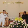 越南人民军总参谋部和总政治局领导会见国际客人