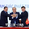 阮春福总理共同主持第10次柬老越发展三角区合作高级会议