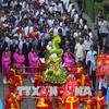 全国各地和旅居海外越南人隆重举行雄王始祖忌日祭祀活动