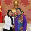 越南国会常务副主席丛氏放会见古共青盟第一书记