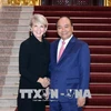 越南政府总理阮春福会见澳大利亚外长毕晓普