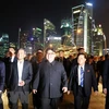 朝鲜领导人希望学习新加坡经济社会发展的经验
