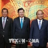 阮春福与柬老缅三国领导人举行会晤
