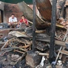 越南领导人向旅居柬埔寨越南火灾灾民致慰问电