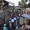 胡志明市各团体组织走访慰问柬埔寨金边火灾受灾越裔