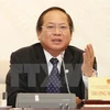 越南国家主席签发决定 暂停张明俊执行信息传媒部部长职务