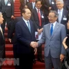 越南国家主席陈大光会见日越经济委员会代表团
