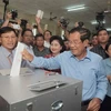 越共中央总书记阮富仲致电祝贺柬埔寨第六届国会选举顺利成功举行