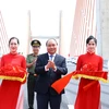 越南广宁省下龙市- 海防市高速公路今天正式通车