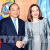 越南政府总理阮春福会见第73届联合国大会主席和联合国秘书长