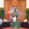 越南政府总理阮春福同宁顺省领导举行工作会议