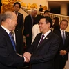 越南政府副总理王廷惠接见日本人民外交促进会代表团