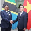 坦桑尼亚外交与东非合作部长马希加访问越南 与裴青山进行会谈