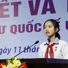 越南学生在UPU国际少年书信写作比赛荣获三等奖