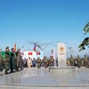 越老柬三国举行向界碑敬礼和边境联合巡逻见证仪式