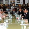 古巴共产党中央委员会第二书记会见越南共产党代表团一行