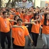河内市5000人参加“为善意舞蹈”活动
