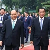 柬埔寨首相洪森圆满结束对越访问之行