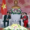 阮氏金银会见缅甸巩固与发展党高级代表团