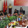越南国家副主席邓氏玉盛探访越南国防部175号军队医院