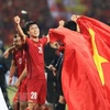 2019年亚洲杯：越南队与朝鲜队进行足球友谊赛