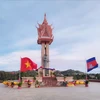 越柬友谊纪念碑在柬埔寨蒙多基里省落成