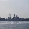 俄罗斯三艘军舰访问菲律宾马尼拉