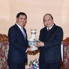 阮春福总理会见老挝中央银行行长宋赛•斯法赛
