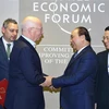 阮春福总理在2019年世界经济论坛年会期间举行一系列双边会晤