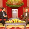 越共中央总书记、国家主席阮富仲会见荷兰首相马克·吕特
