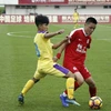 越南河内U17队1比0击败中国广州恒大U17队