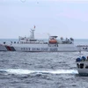 越中两国海警开展北部湾共同渔区渔业海上联合检查